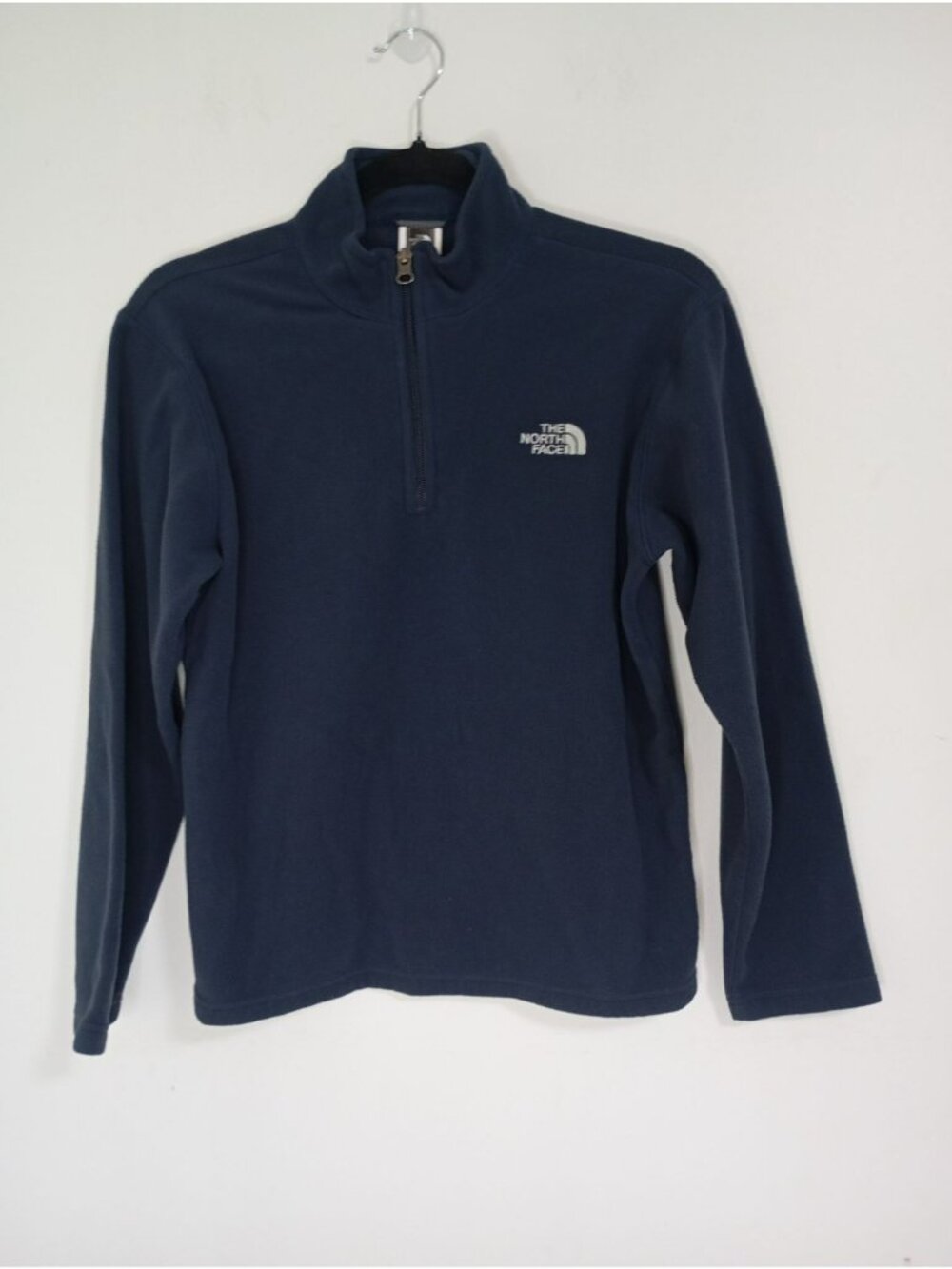 The North Face Boys Navy Half-Zip Fleece Pullover L/G 14/16 Warm Winter Layer